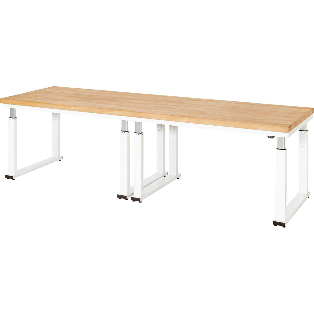 Elektrisch höhenverstellbarer Arbeitstisch, Pl.Hartlaminat,BxTxH 3000x900x740-1140mm