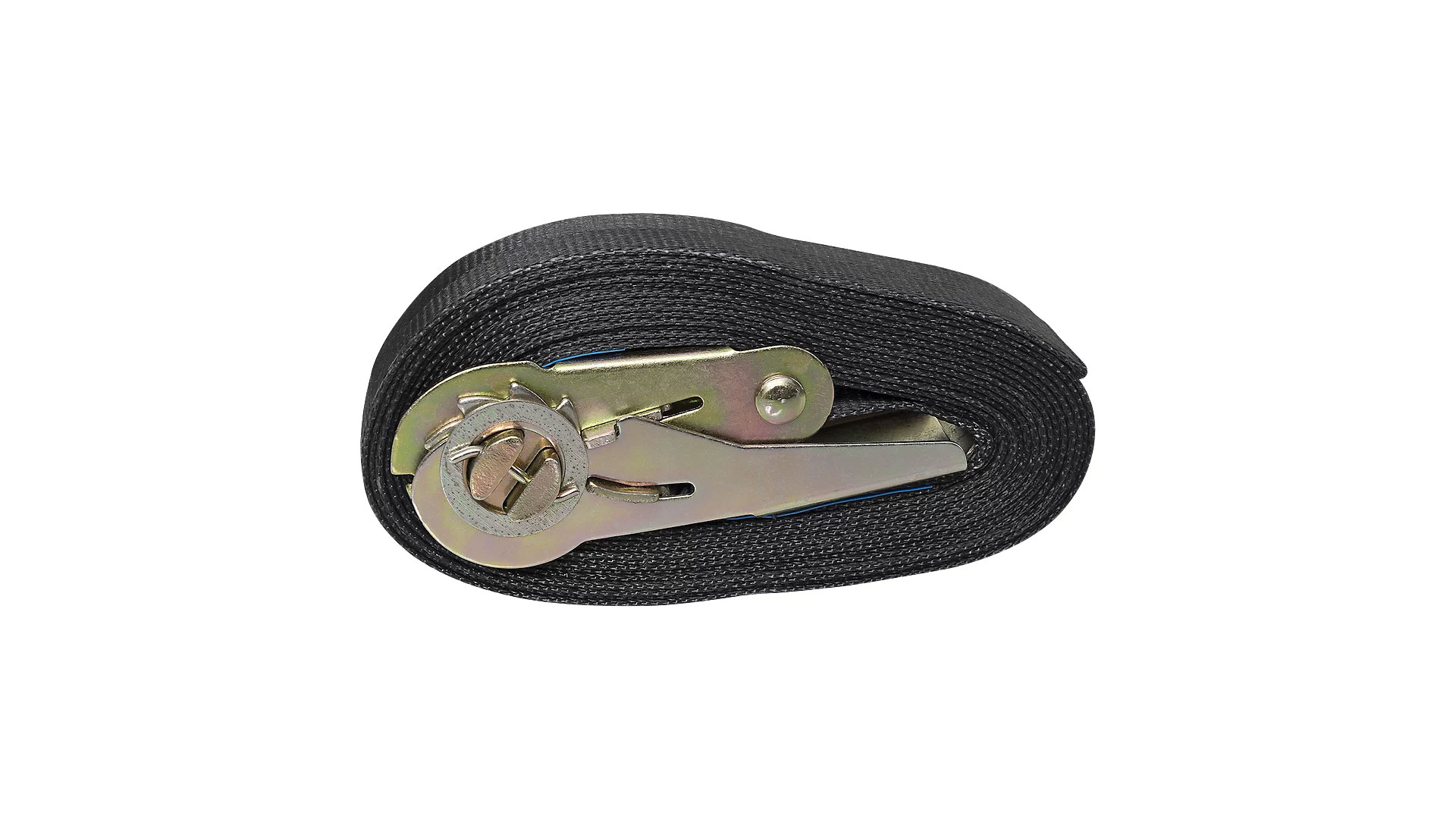 Spanngurt für Säulenanfahrschutz mit Verlängerungselement