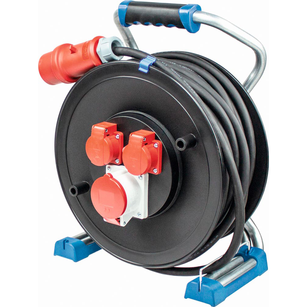 Kabeltrommel aus Kunststoff, 40 m