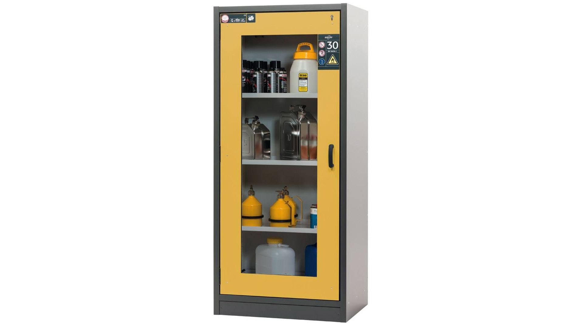 Gefahrstoffschrank Typ 30 mit Sichtfenster
