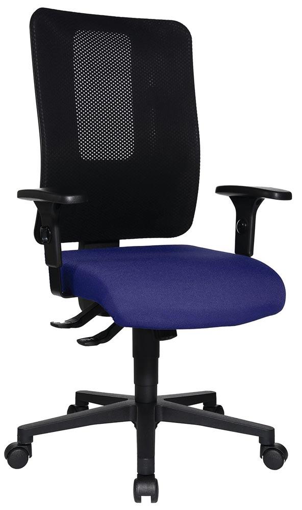 Bürostuhl, Schreibtischstuhl, Drehstuhl mit offener Rückenschale