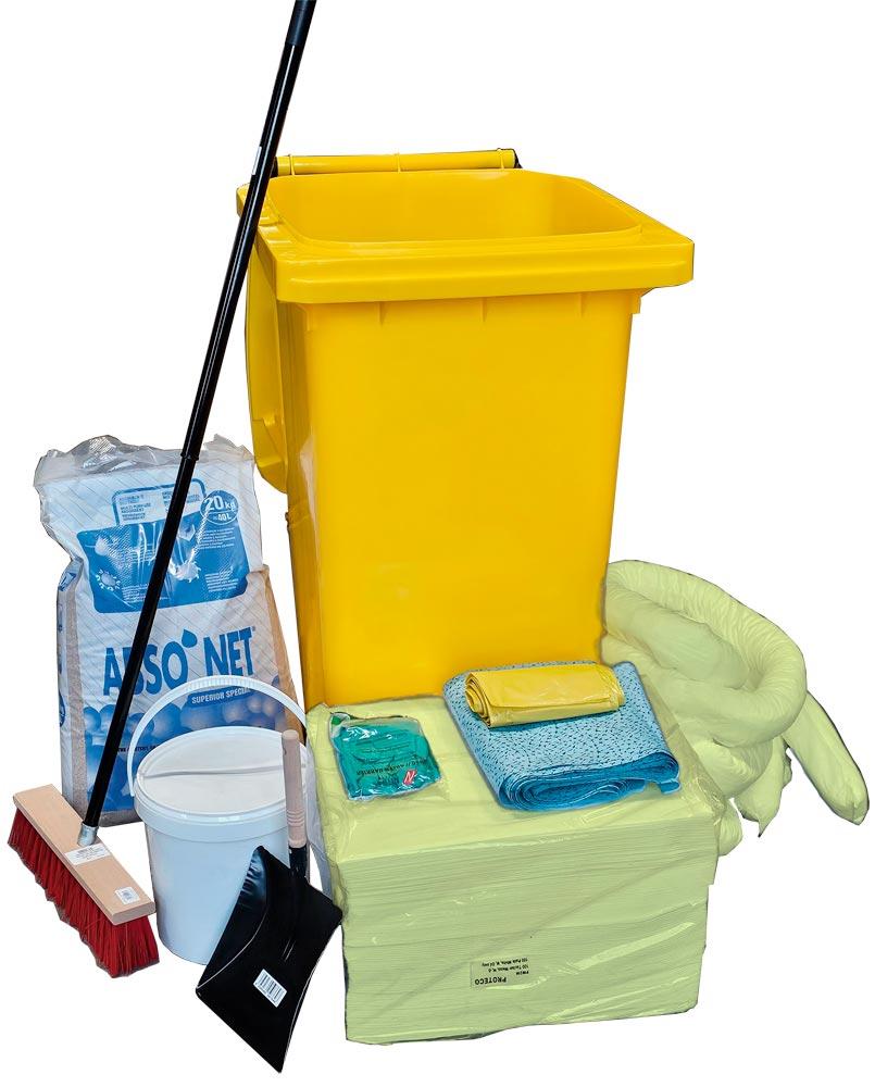 Notfall-Set (Spezial) mit Tonne, Granulat