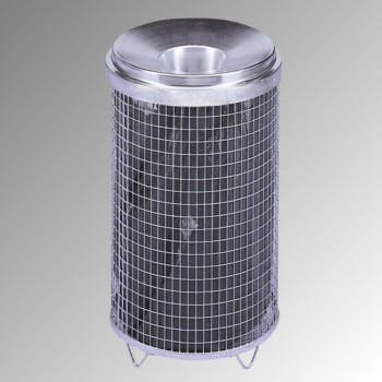 Abfalleimer aus Drahtgitter