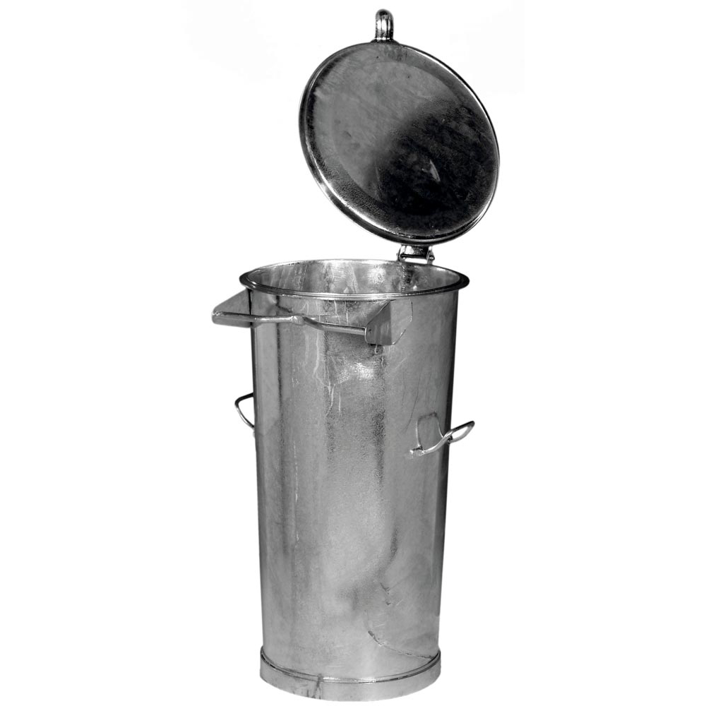 Mülleimer aus Stahlblech