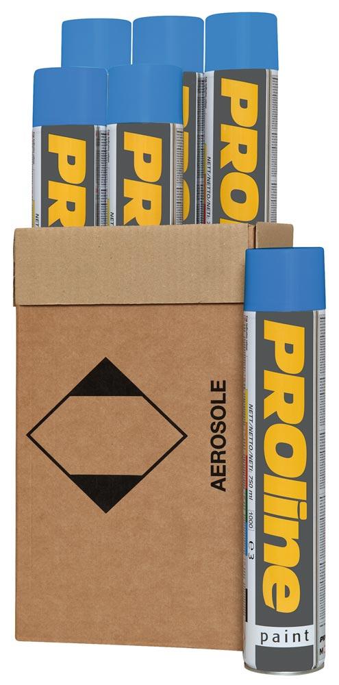 Bodenmarkierung, Bodenmarkierfarbe blau, VE 6 Stück