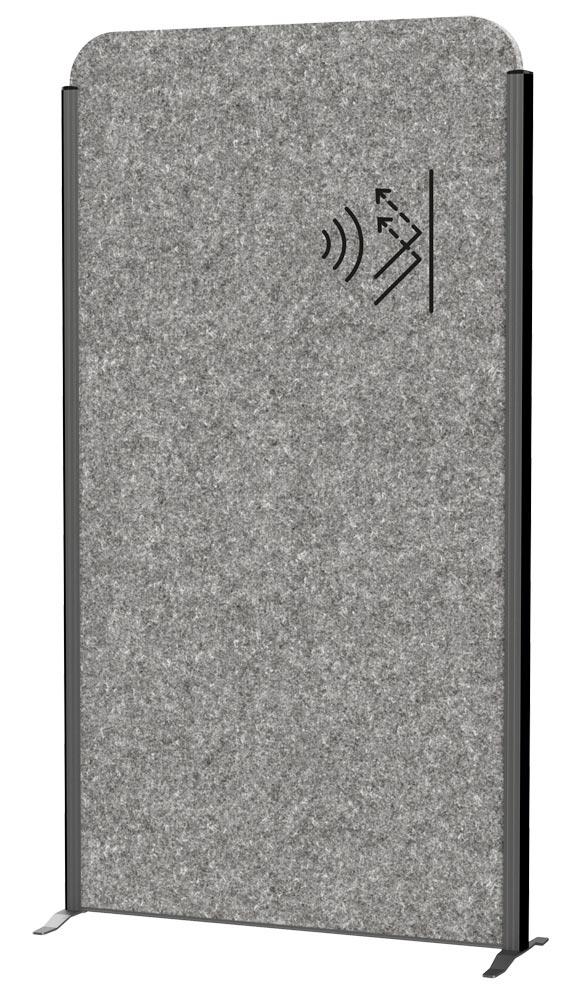 Akustik-Stellwand, BxTxH 1000x44x1800 mm
