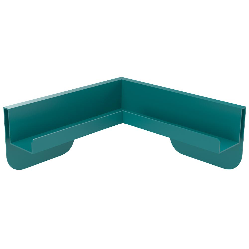 Eckablageschale für mobile Stellwand