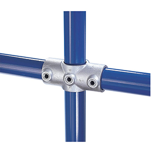 Kreuzverbinder, 1 Durchgang, 2 Abgänge, Größe A, Rohrdurchm. außen 26,9 mm, 3/4