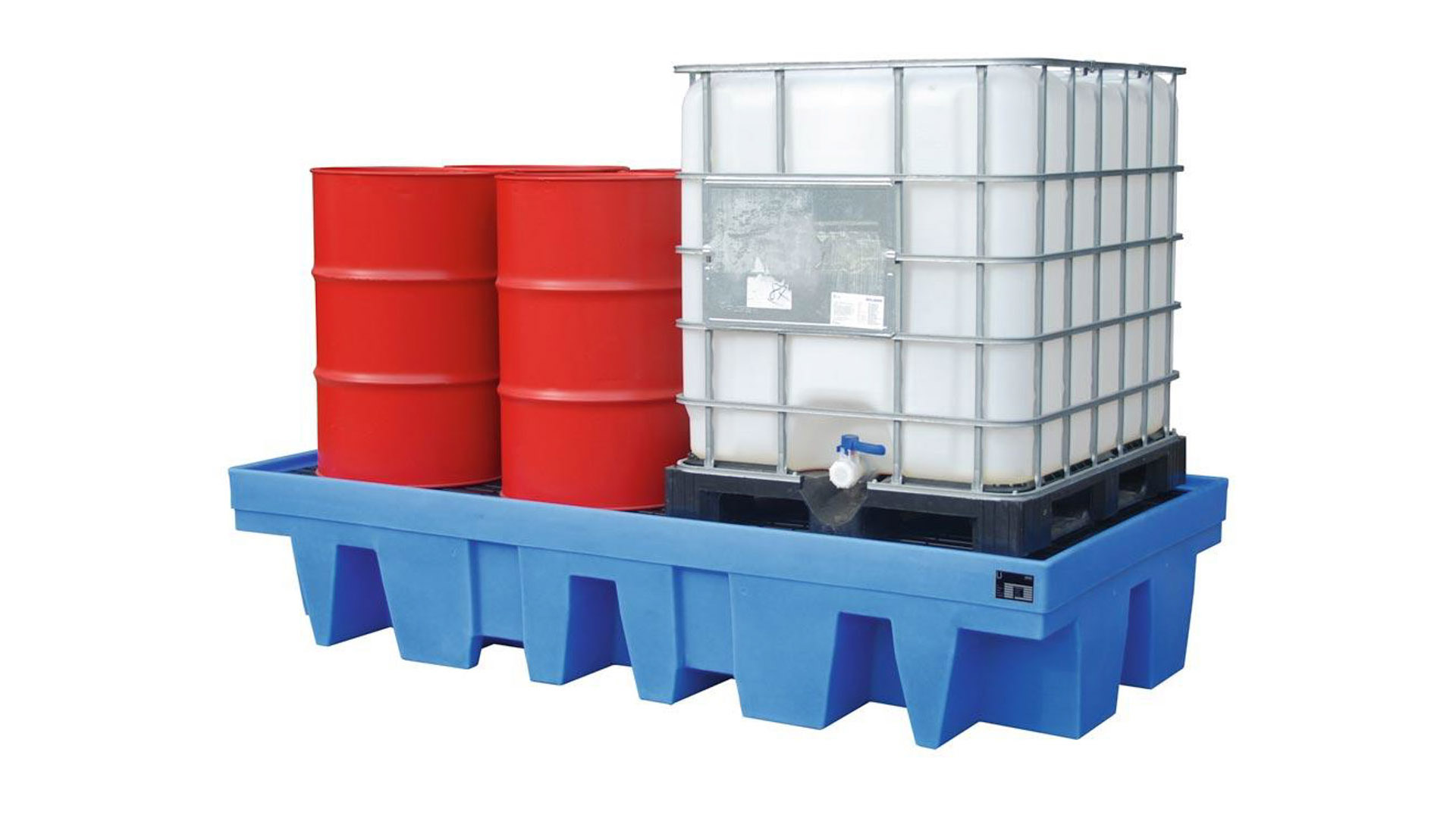 Auffangwanne aus PE - 1.000 l Volumen - 2 Stk. IBC