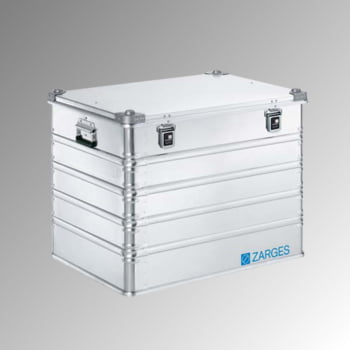 ZARGES Universalkiste K 470, Lagerbox, Alu Kiste - Volumen 239 l - Höhe 610 mm - Breite 800 mm - Tiefe 600 mm - Aluminiumkiste