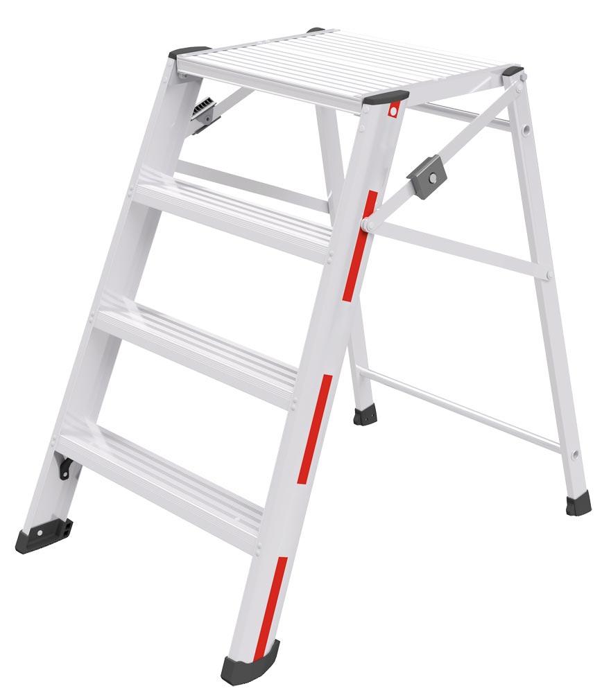 Montagetritt mit 4 Stufen