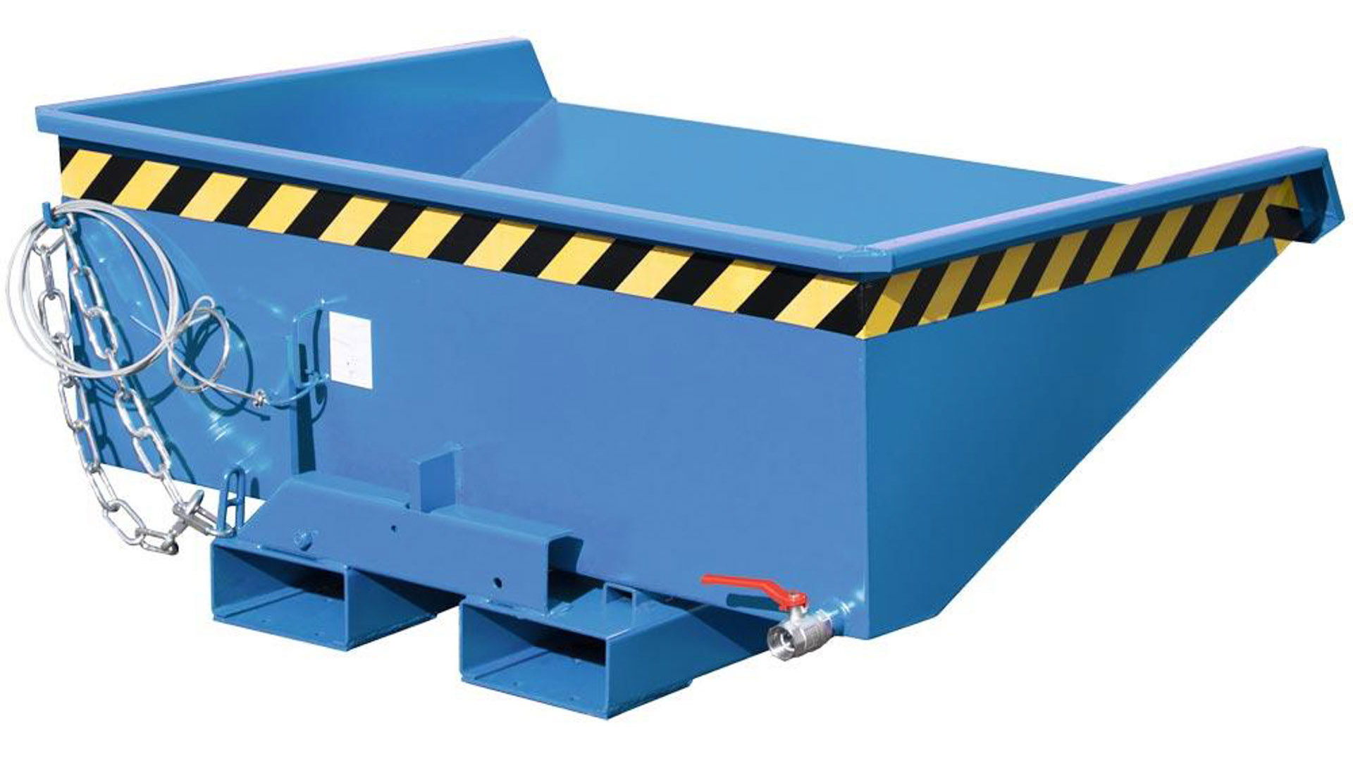 Späne-Selbstkippbehälter mit Abrollsystem