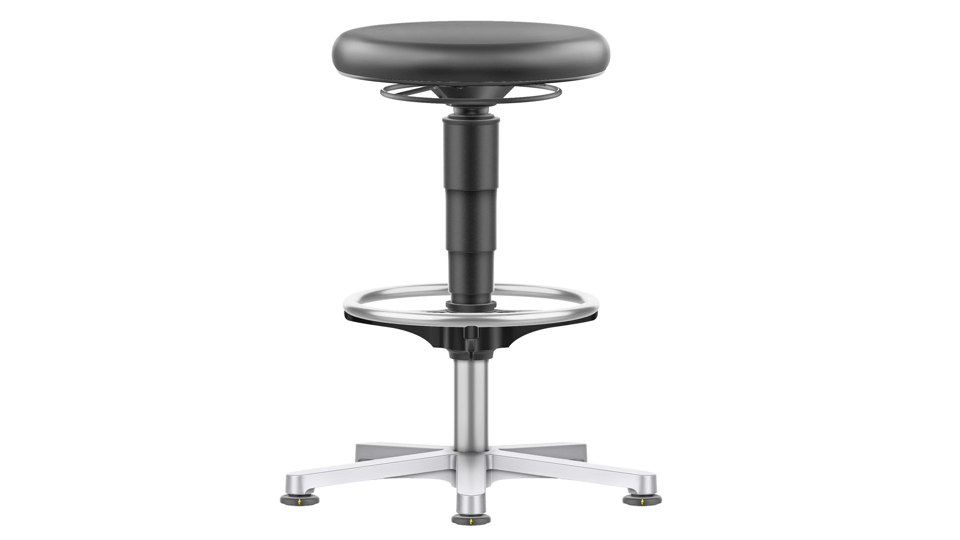 ESD-Arbeitshocker mit Gasfeder-Höhenverstellung