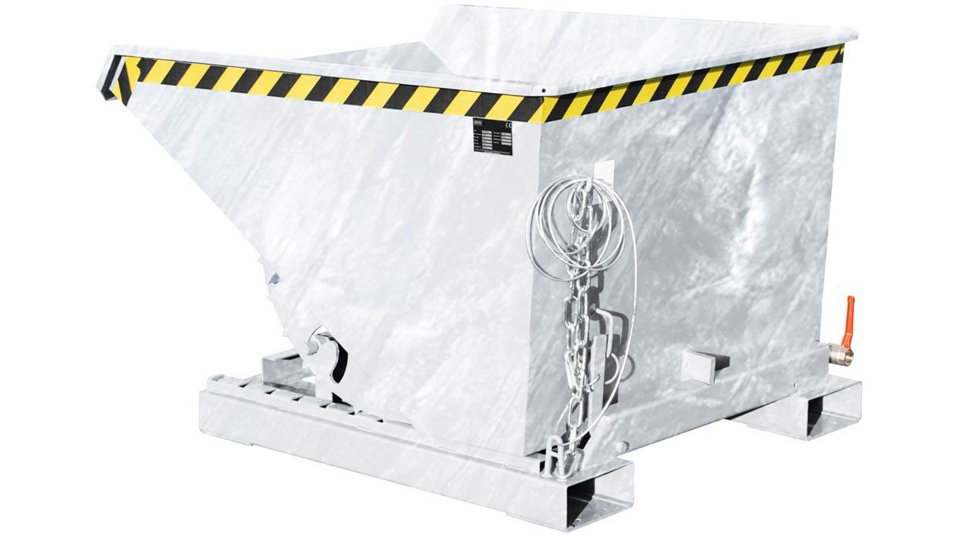 Späne-Selbstkippbehälter mit Abrollsystem