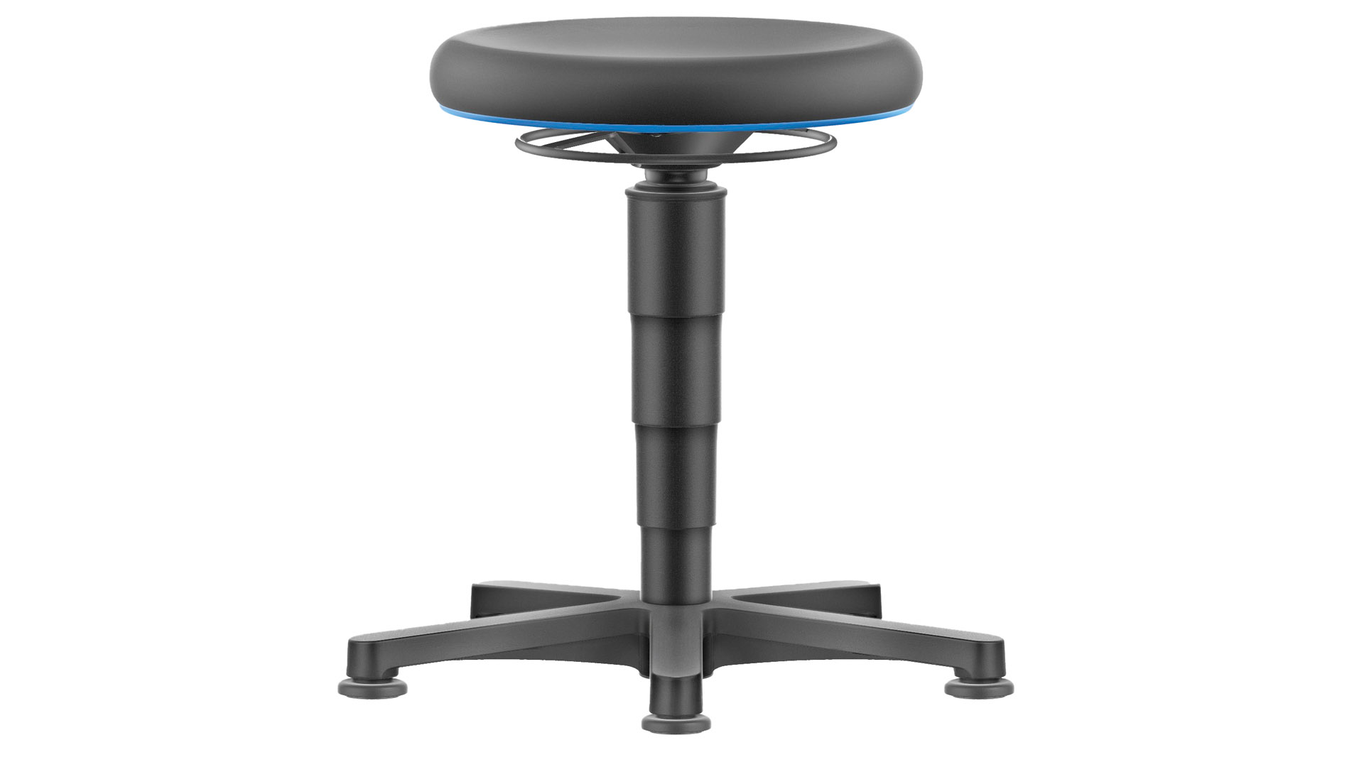 Drehhocker, Arbeitshocker mit Gasfeder-Höhenverstellung