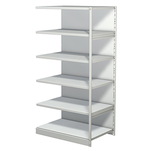 Aktenregal, Büroregal - Steckregal mit Rückwand