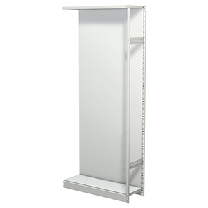 Aktenregal, Büroregal - Steckregal mit Rückwand