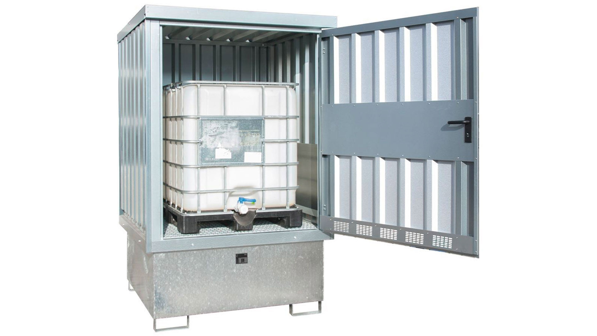 Gefahrstoffdepot für 1x1000 l IBC