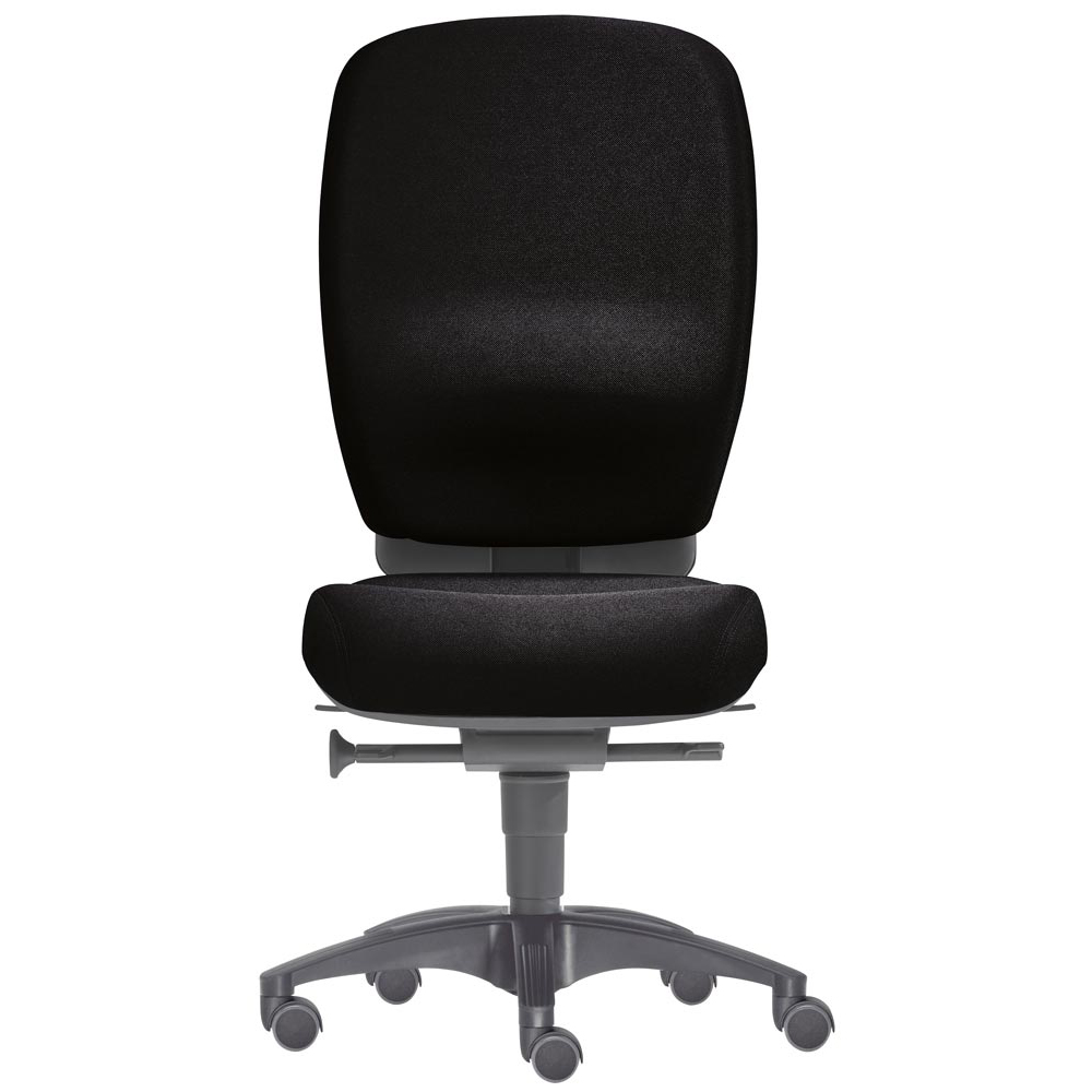 Bürostuhl, Schreibtischstuhl, ergonomischer Bürostuhl bis 150KGB490xT450-490xH410-540 mm Schwarz