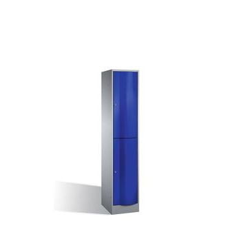 Schließfachschrank, Breite 39,6 cm, Höhe 195 cm, Tiefe 54 cm, 2 Fächer