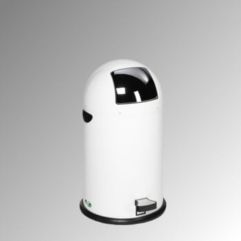 Mülleimer mit Einwurfklappe