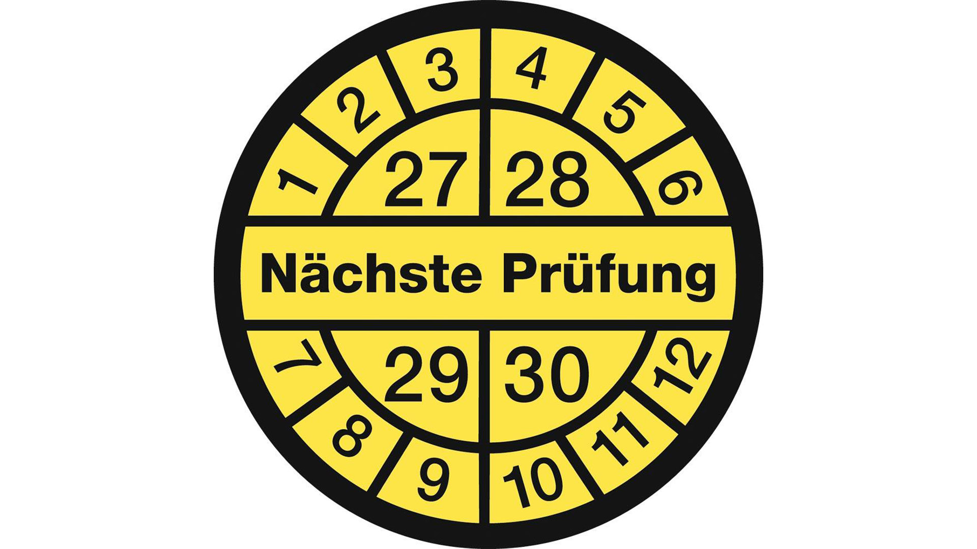 Prüfplakette