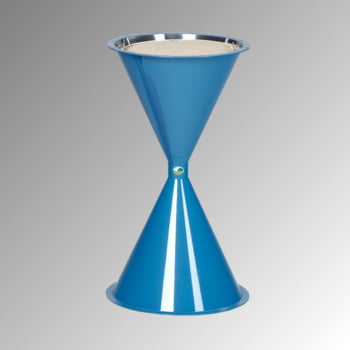 Standaschenbecher - Kunststoff - 722 x 420 x 420 mm (HxBxT) - lichtblau