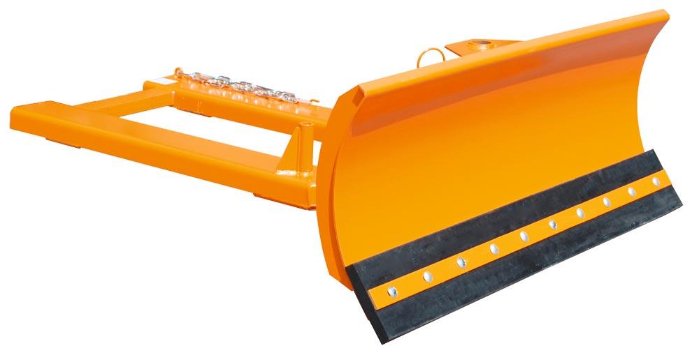 Schneeschieber mit Gummischürfleiste