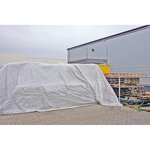 Abdeckplane super TARP premium, LDPE besch. 250 g/qm, 4x6 m, VE 2 Stück, Farbe natur