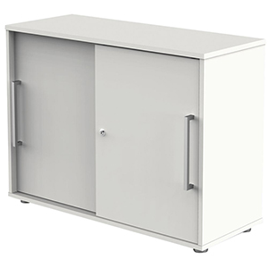 Aktenschrank mit Schiebetüren, Büroschrank