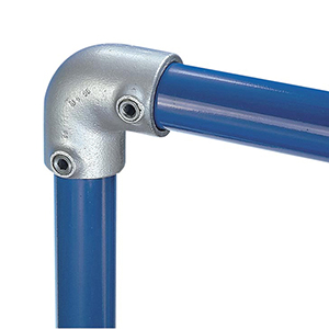 90 Grad Ellenbogenverbinder, Größe A, Rohrdurchm. außen 26,9 mm, 3/4