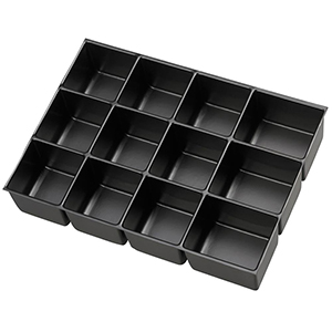 Einteilungsmaterial für Büro-Schubladenschränke