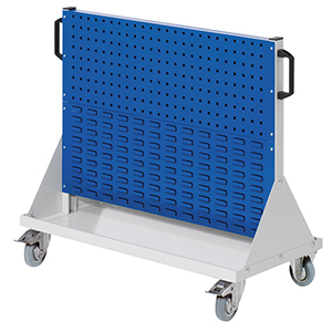 Lochplatte - Schlitzplatte, Werkstattwagen, 2 Loch-/2 Schlitzplatten