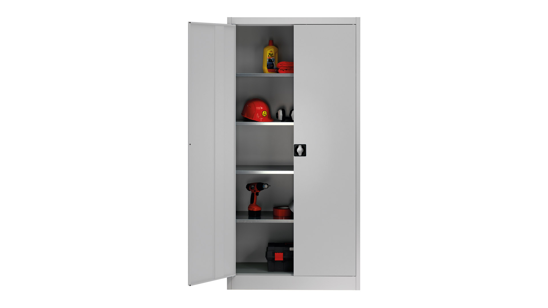 Stahlschrank mit Flügeltüren