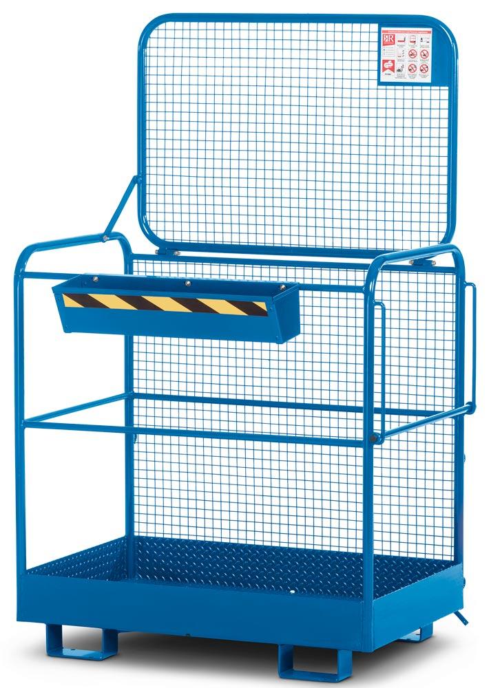 Arbeitskorb mit Aufnahme von der breiten Seite