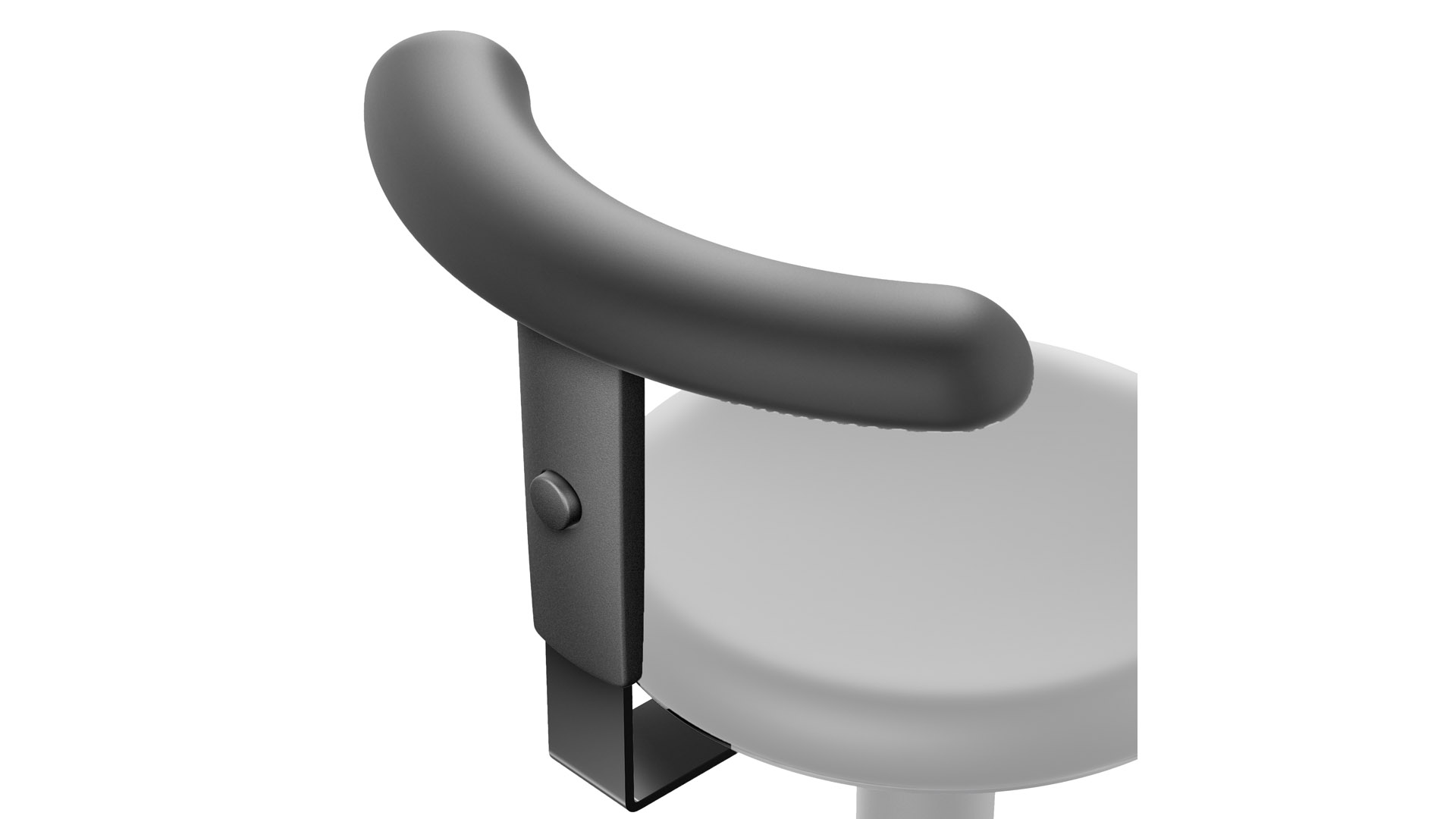 Flexstütze für ESD-Arbeitshocker aus Integralschaum