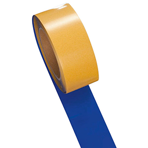 Bodenmarkierungsband, PVC, staplergeeignet, Rollenbreite 50 mm, Rollenlänge 25 m, Farbe blau, Antirutsch-Oberfläche R10
