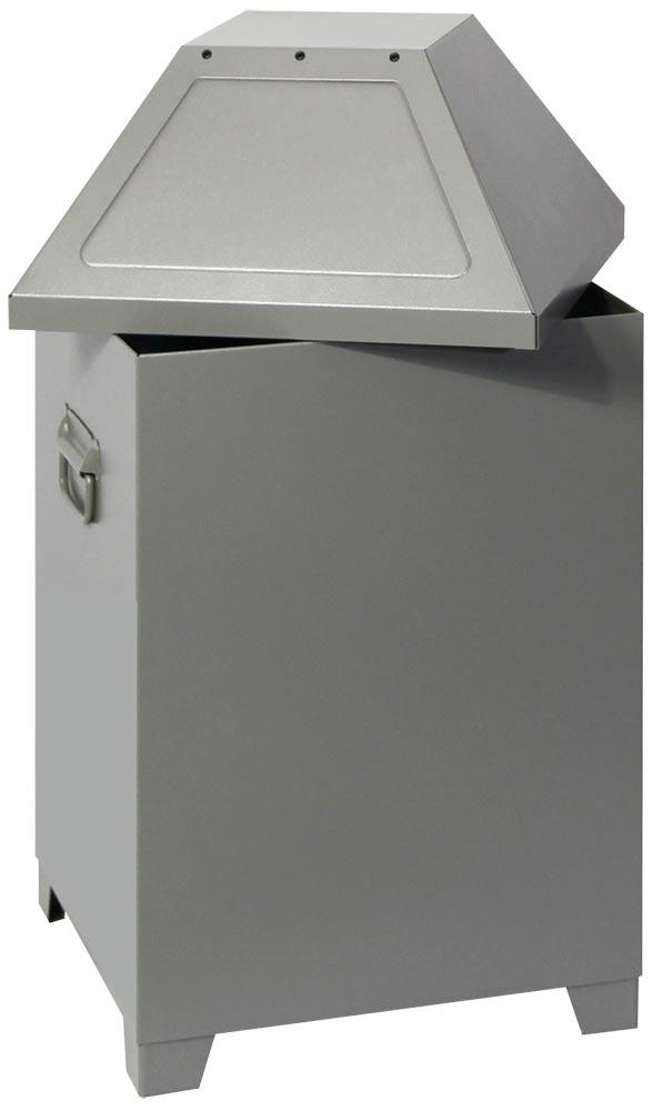 Abfallbehälter, BxTxH 450x450x870 mm