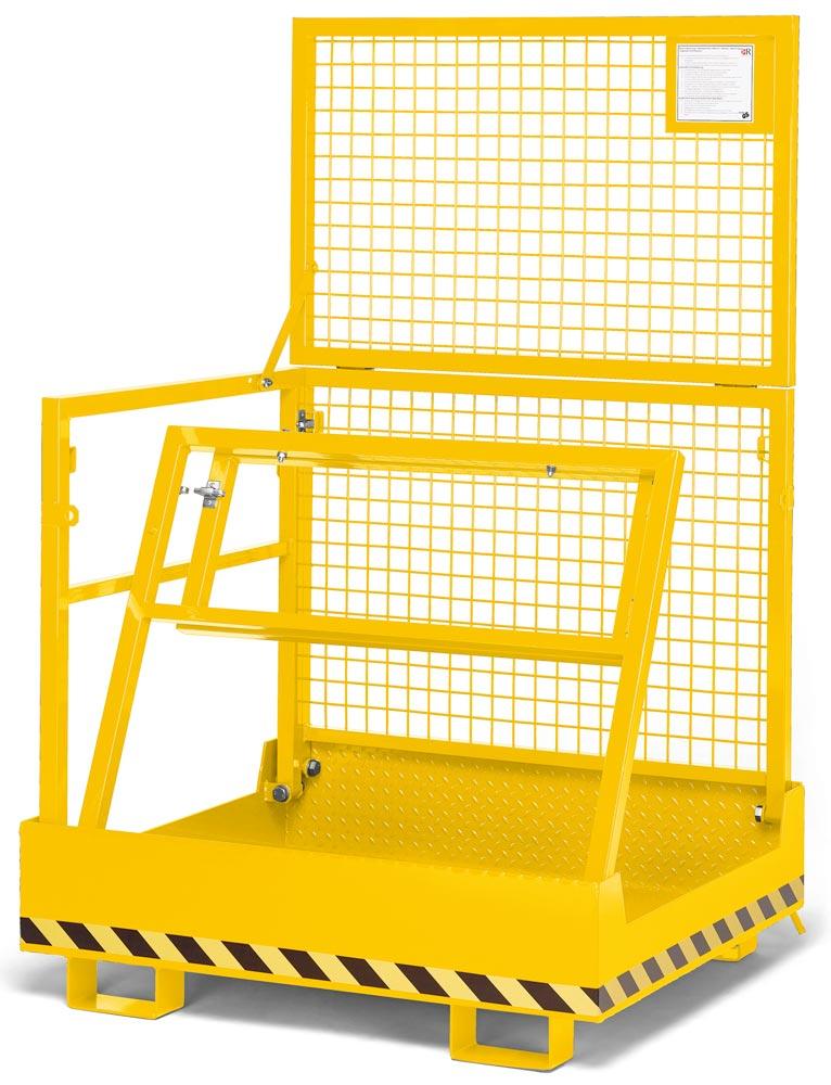 Arbeitskorb zusammenklappbar zur platzsparenden Lagerung