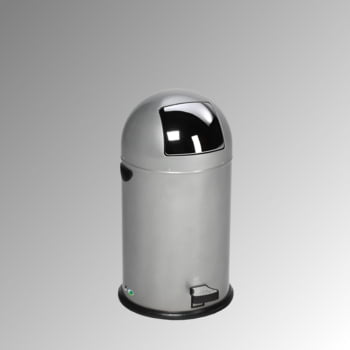 Mülleimer mit Einwurfklappe