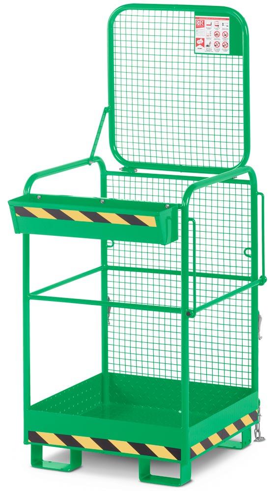 Arbeitskorb mit Aufnahme von der breiten Seite