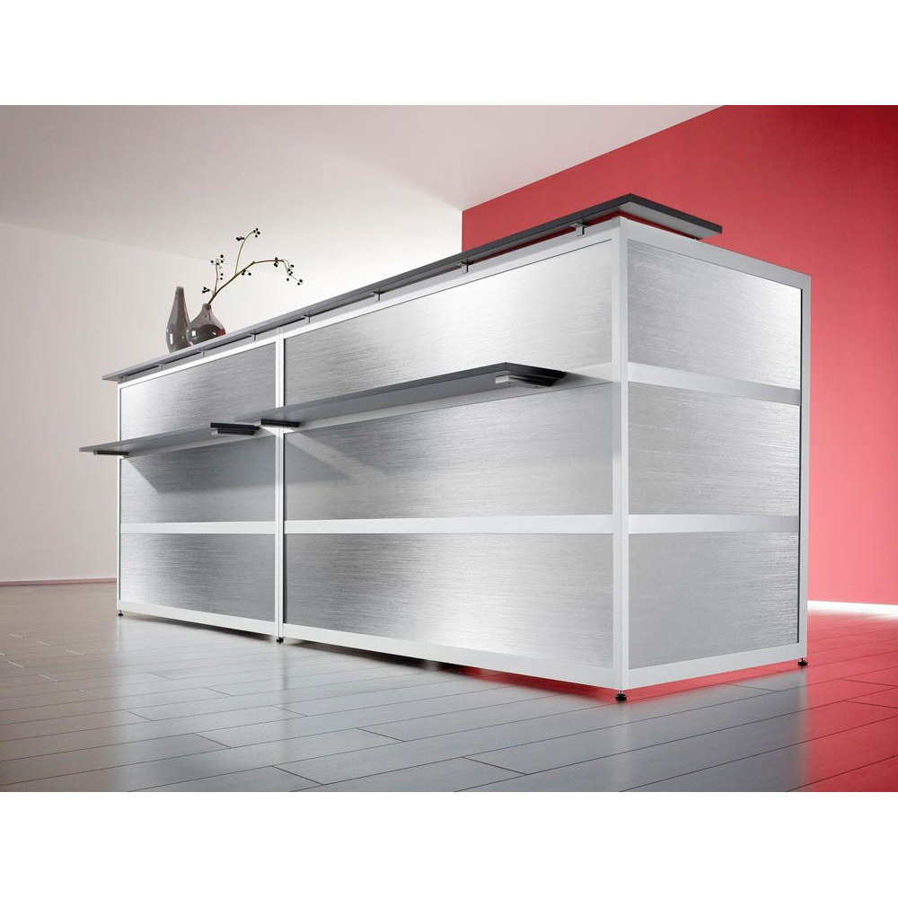 Grundtheke u. Anbautheke, Empfangstheke