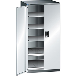 Schubladenschrank m. Flügeltüren