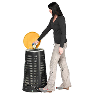 Fußpedalgestänge zu Korbständer aus Kunststoff