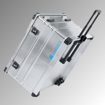 Zarges Kiste K 424 XC, Lagerbox, Alu Kiste - 195 Liter - 800 x 685 x 485 mm - Aluminiumkiste