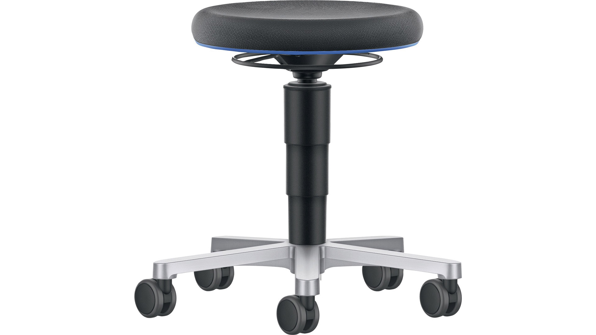 Drehhocker, Arbeitshocker mit Gasfeder-Höhenverstellung