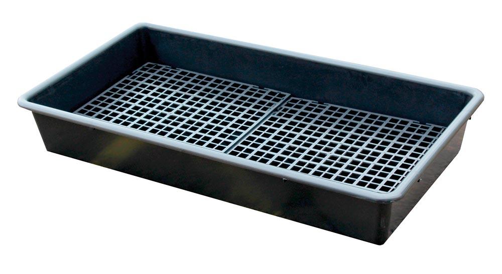 PE-Auffangwanne mit Gitterrost