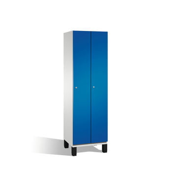 Spind, Breite 30 cm, Höhe 198 cm, Tiefe 52,5 cm, 2 Abteile