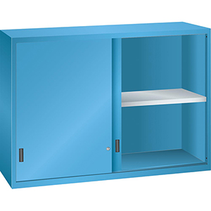 Schiebetürenschrank mit Vollblechschiebetüren als Aufsatzschrank