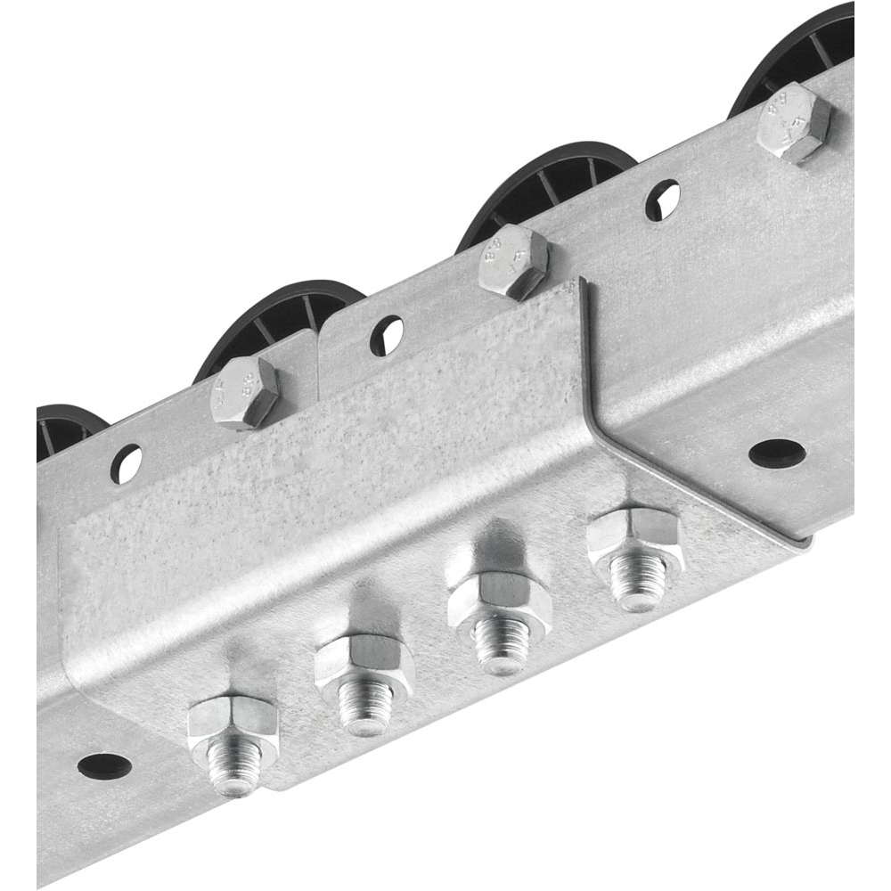 Verbinder und Schrauben zu Colli-Rollenschienen